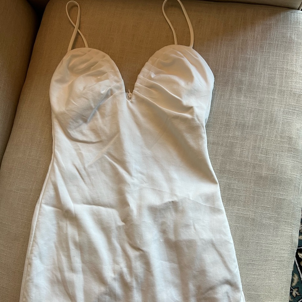 Zara white dress